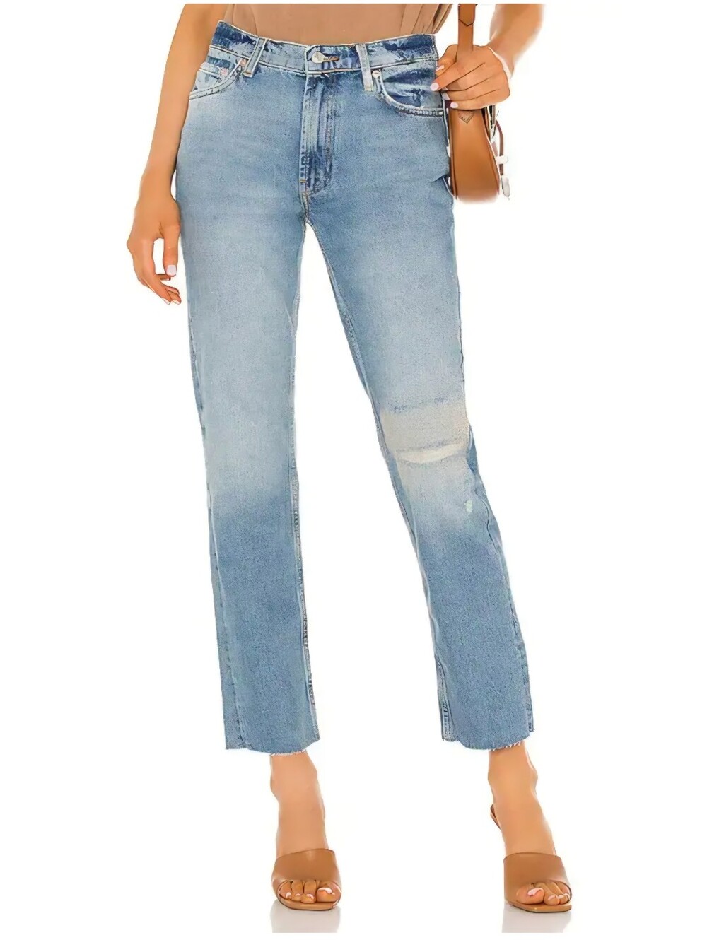 FREE PEOPLE Vixen Cigarette Jean In Blue